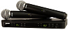 Shure BLX288E/SM58 K3E - двухканальная радиосистема с двумя ручными передатчиками SM58 (Black) купить в интернет-магазине icover
