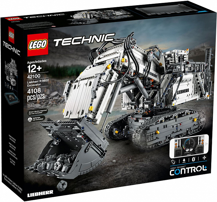 liebherr excavator lego