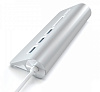 USB-хаб и картридер Satechi Aluminum USB 3.0 Hub & Card Reader ST-3HCRS (Silver) купить в интернет-магазине icover