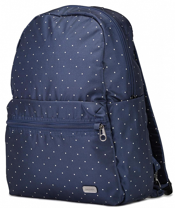 Рюкзак Pacsafe Daysafe для ноутбука 13" (Navy Polka Dot) купить в интернет-магазине icover