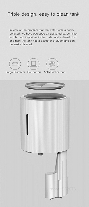 Увлажнитель воздуха Xiaomi Deerma Air Humidifier 5L DEM-SJS100 (White) купить в интернет-магазине icover