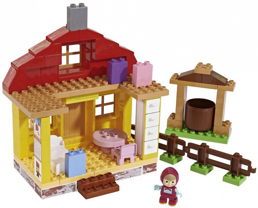 Конструктор Big Masha and Bear Домик Маши (57096) купить в интернет-магазине icover