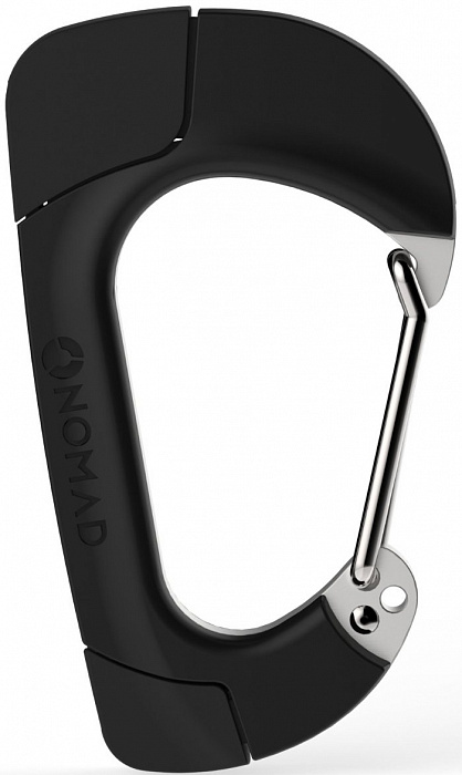 Nomad Carabiner NomadClip Lightning - кабель-карабин (Black) купить в интернет-магазине icover