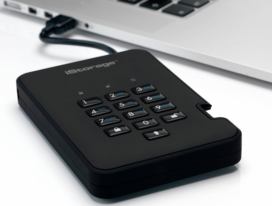 Внешний диск iStorage DiskAshur 2 128Gb IS-DA2-256-SSD-128-B (Black) купить в интернет-магазине icover
