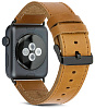 Ремешок Dbramante1928 Copenhagen Watch Strap (AW42LSSG0882) для Apple Watch 42mm (Light Saddle Brown/Space Grey) купить в интернет-магазине icover
