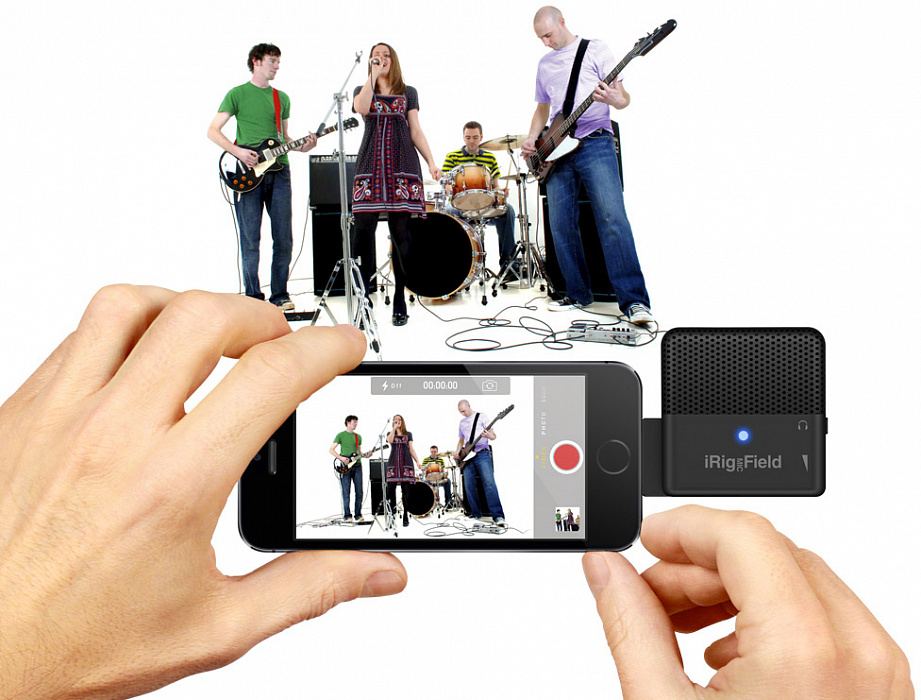 Конденсаторный микрофон IK Multimedia iRig Mic Field для iOS-устройств (Black) купить в интернет-магазине icover