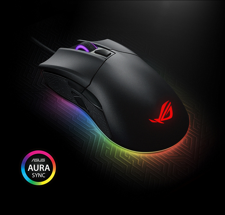 Мышь Asus Rog Gladius USB P501-1A (Black) купить в интернет-магазине icover