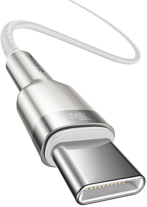 Кабель Baseus Cafule (CATJK-C02) USB-C/USB-C 100W 1m (White) купить в интернет-магазине icover