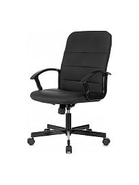 Кресло Бюрократ Triest эко.кожа/металл (Black) купить в интернет-магазине icover