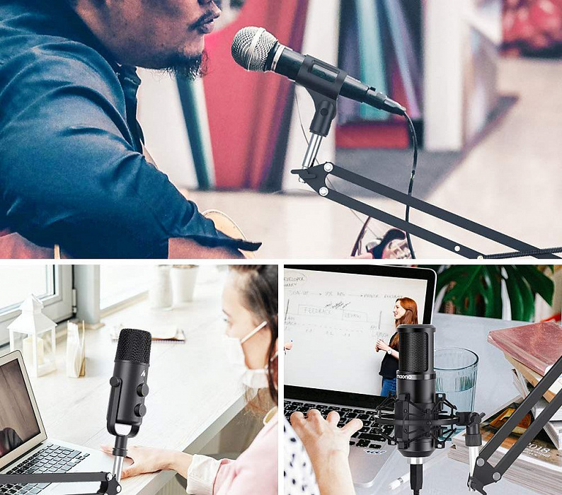 Микрофонная стойка Maono Arm Stand AU-B01 (Black) купить в интернет-магазине icover