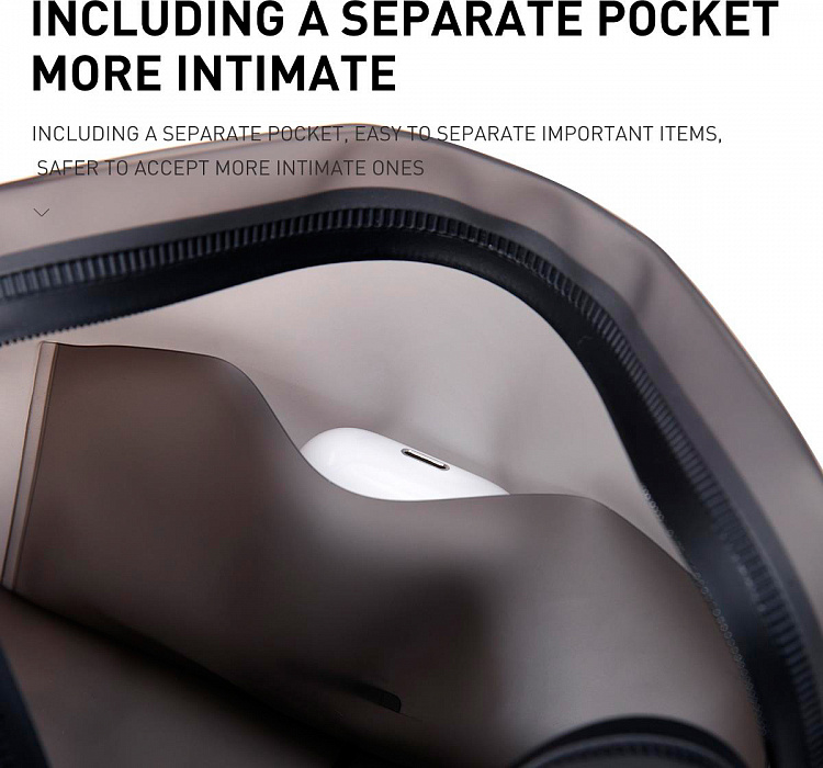 Органайзер Baseus Self-supporting TPU receipt package M LBZL-A01 (Black) купить в интернет-магазине icover