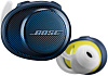 Bluetooth-наушники Bose SoundSport Free с микрофоном (Midnight Blue/Citron) купить в интернет-магазине icover