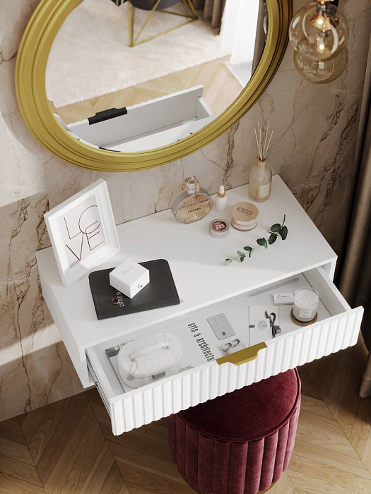 Консоль подвесная RIDBERG LUGANO 1Я (White/Gold) купить в интернет-магазине icover