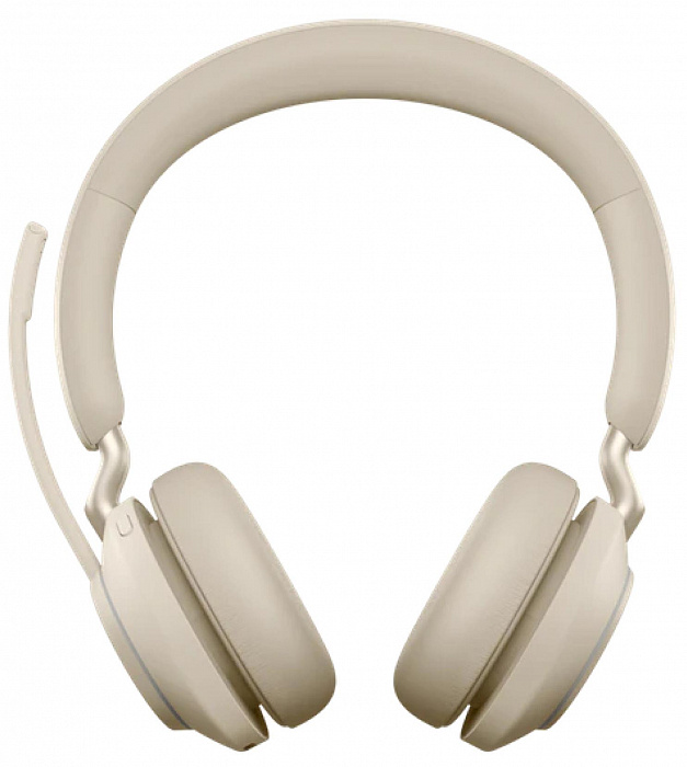 Гарнитура Jabra Evolve2 65 Link380c (26599-999-888) MS Stereo Stand (Beige) купить в интернет-магазине icover
