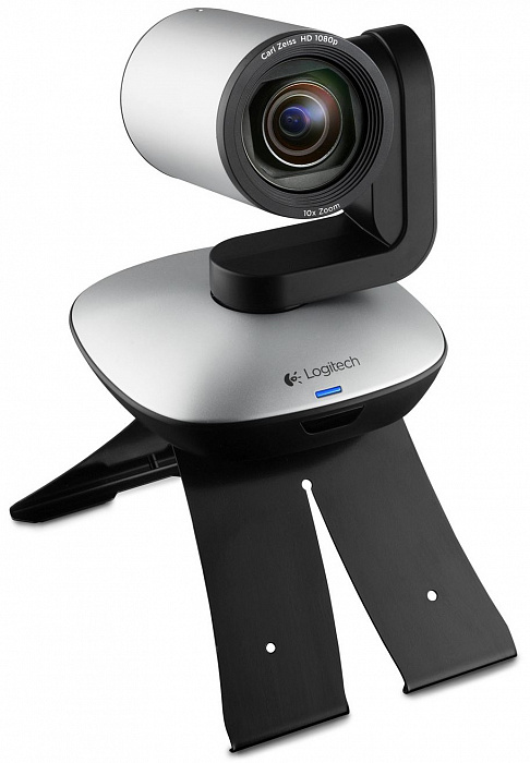 Logitech PTZ Pro Camera V-U0035 (960-001022) - веб-камера с пультом ДУ (Grey/Black) купить в интернет-магазине icover