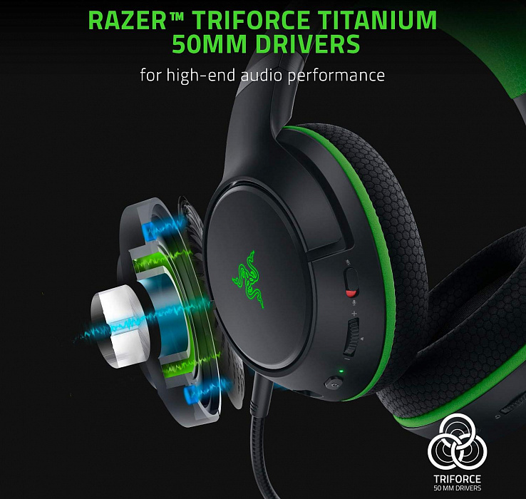 Игровая гарнитура Razer Kaira Pro (RZ04-03470100-R3M1) для Xbox Series X/S (Black) купить в интернет-магазине icover