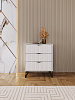 Комод RIDBERG LUGANO мини 3Я (White/Black) купить в интернет-магазине icover