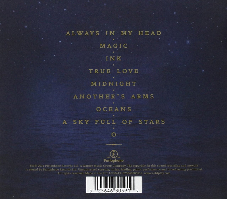 Виниловая пластинка Coldplay - Ghost Stories (2014) купить в интернет-магазине icover