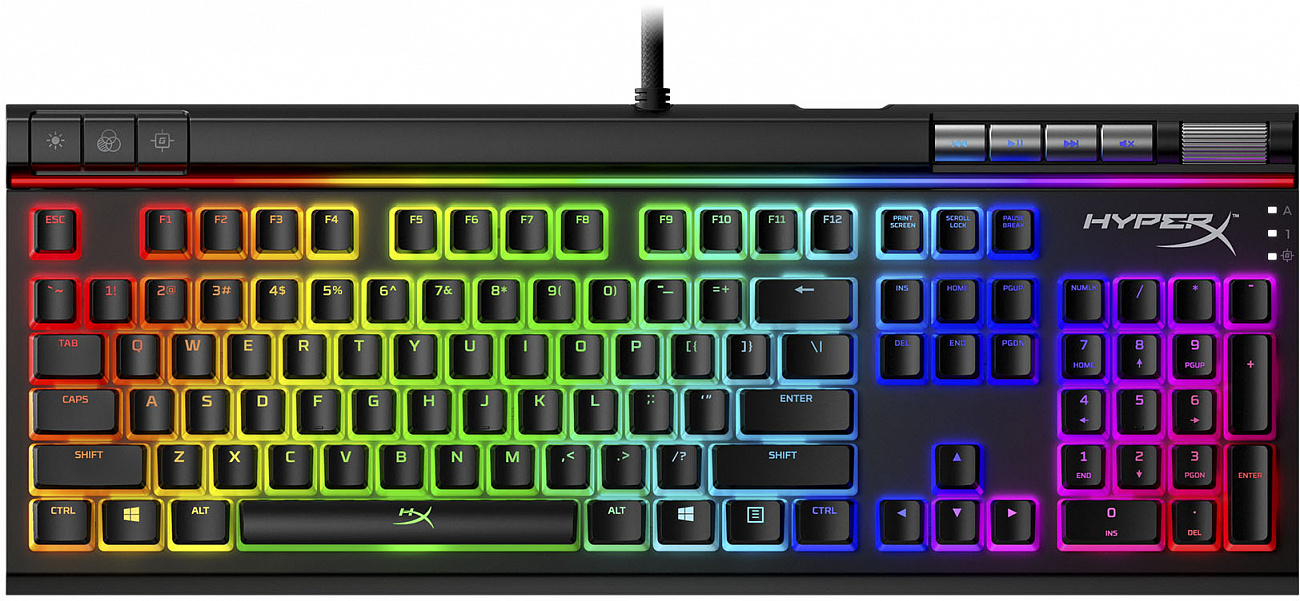 Игровая клавиатура HyperX Alloy Elite 2 Red switches RGB USB (HKBE2X-1X-RU/G) купить в интернет-магазине icover