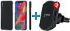 Комплект в авто для iPhone XS/X Pitaka MagMount Qi Pro Vent CM002Q + MagCase KI8001XS (Black) купить в интернет-магазине icover