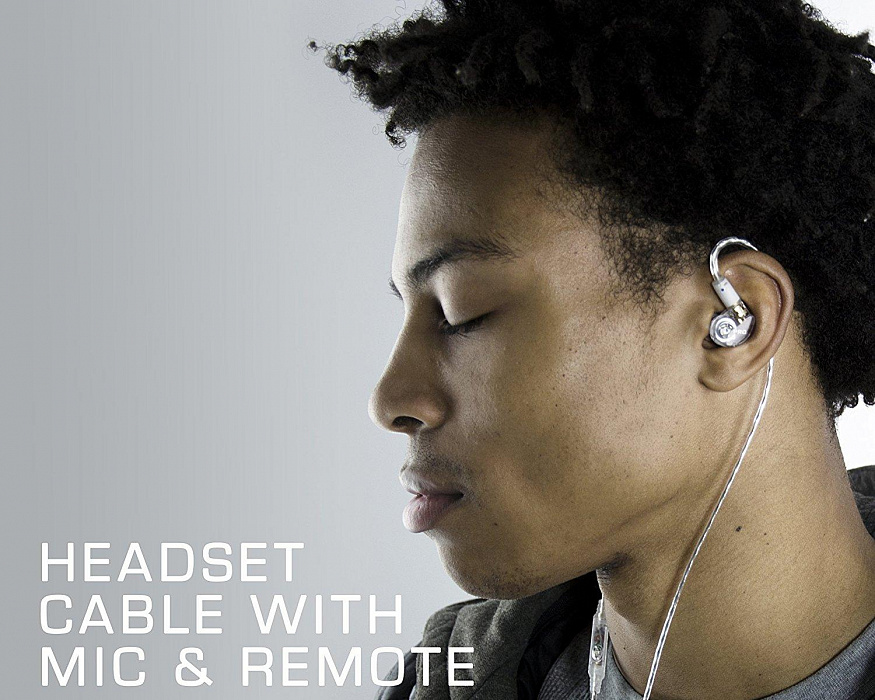 Внутриканальные наушники MEE audio M7 Pro (M7PRO-CL) с микрофоном (Clear) купить в интернет-магазине icover