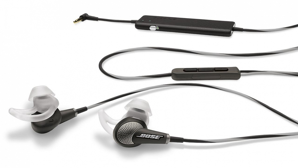 Вставные наушники Bose QuietComfort 20i QC20i для iPhone/iPod/iPad (Black) купить в интернет-магазине icover