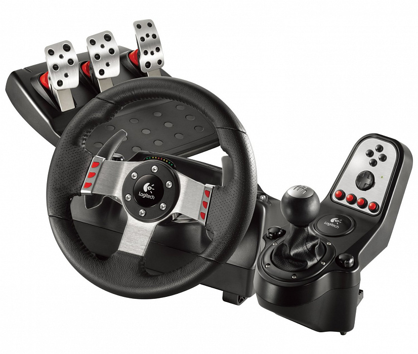 Logitech G27 Racing Wheel (941-000092) - проводной руль с педалями купить в интернет-магазине icover