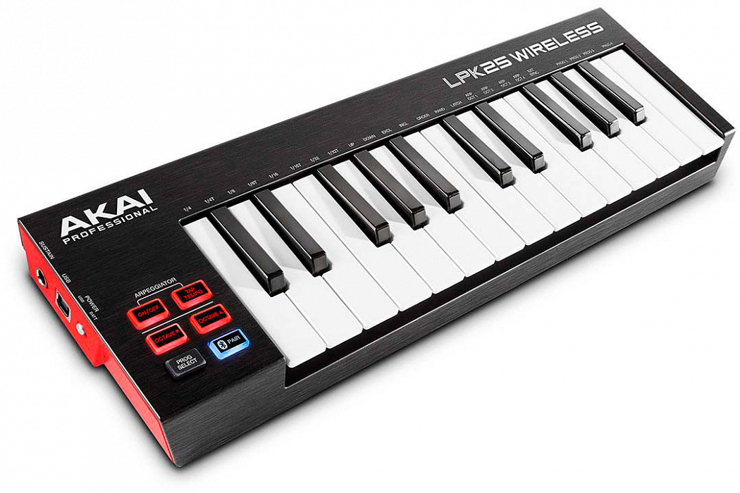 MIDI-клавиатура Akai LPK25 Wireless (A066106) купить в интернет-магазине icover