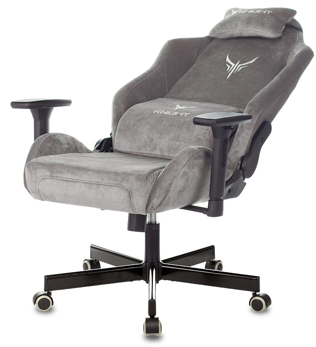 Игровое кресло Бюрократ Knight N1 Fabric (Grey) купить в интернет-магазине icover