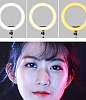 Кольцевая светодиодная лампа Circle Led Lamp с креплением телефона 26 см и штативом (Black) купить в интернет-магазине icover