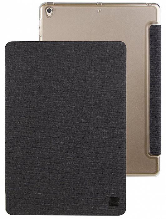 Чехол Uniq Yorker Kanvas (NPDAGAR-KNVPBLK) для iPad Air 2019 (Black) купить в интернет-магазине icover