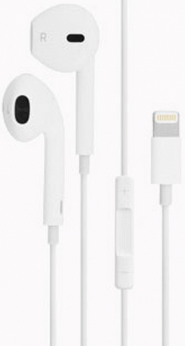 Наушники-вкладыши Apple EarPods with Remote and Mic lightning для iPhone/iPod/iPad (White) купить в интернет-магазине icover