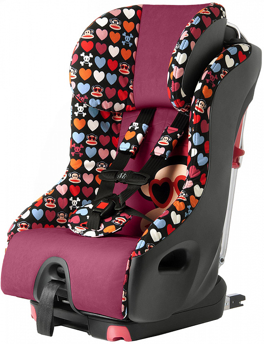 Clek Foonf Car Seat (FO12U1-PFHSB) - детское автокресло (Paul Frank Heart Shades) купить в интернет-магазине icover