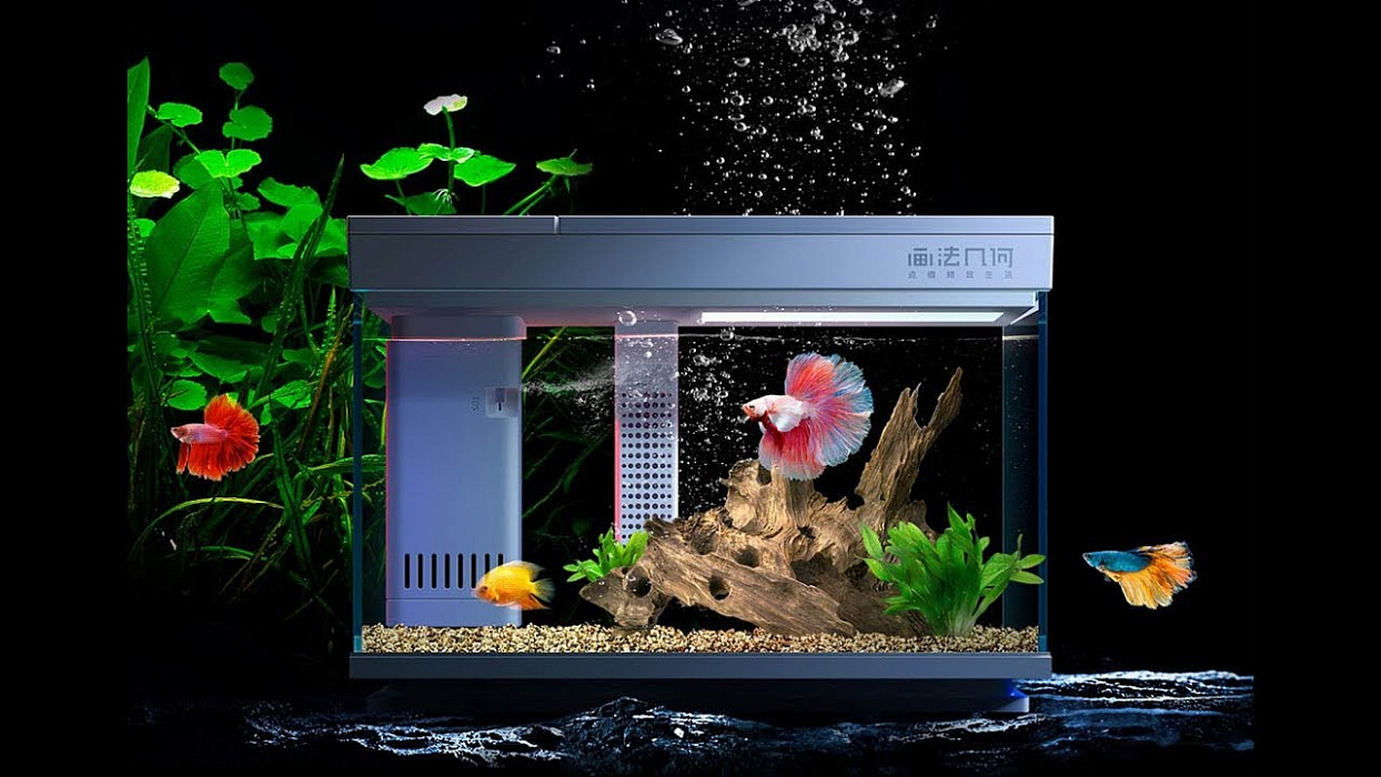 Аквариум Xiaomi Geometry AI Fish Tank Explorer Edition 15L с функцией выращивания растений (White) купить в интернет-магазине icover