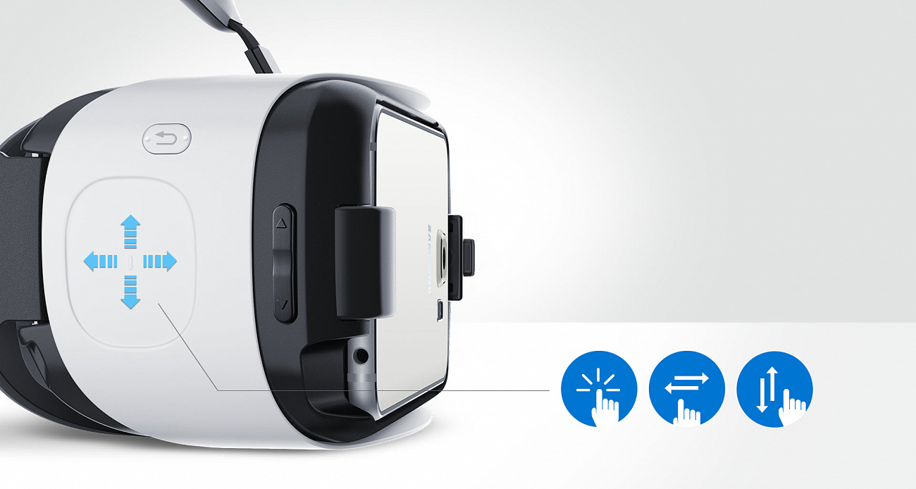 Samsung Gear VR SM-R321 (SM-R321NZWASER) - очки виртуальной реальности для Galaxy S6 (White) купить в интернет-магазине icover