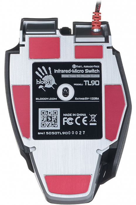 A4Tech Bloody TL90 Terminator - игровая проводная мышь (Black/Grey) купить в интернет-магазине icover