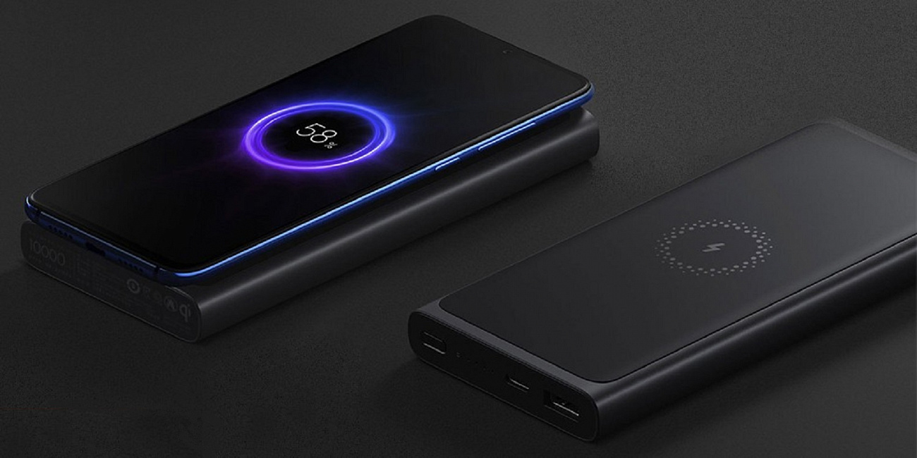 Внешний аккумулятор Xiaomi Mi Wireless Lite 10000mAh (WPB15ZM) с беспроводной зарядкой (Black) купить в интернет-магазине icover