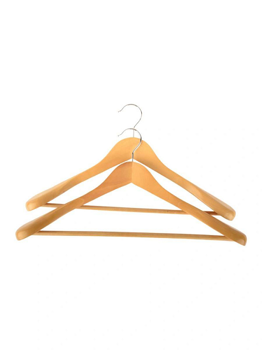 Вешалка-плечики для одежды деревянные широкие Ridberg 4 шт. (Light Brown) купить в интернет-магазине icover