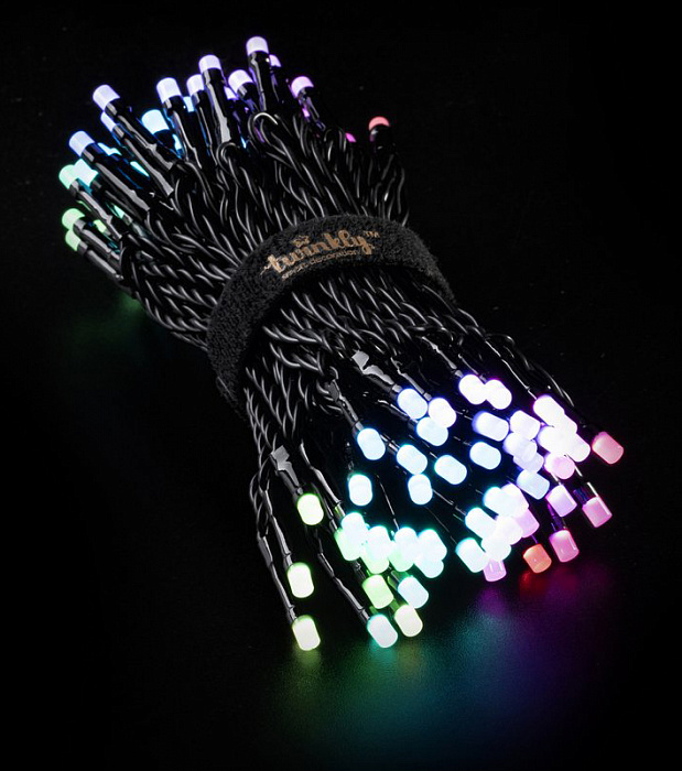 Smart-гирлянда Twinkly Strings RGB 100 (TWS100STP-BEU) купить в интернет-магазине icover