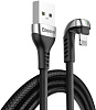 Кабель для iPhone Baseus Green U-shaped Lamp Mobile Game (CALUX-A01) USB-A to Lightning 1m (Black) купить в интернет-магазине icover