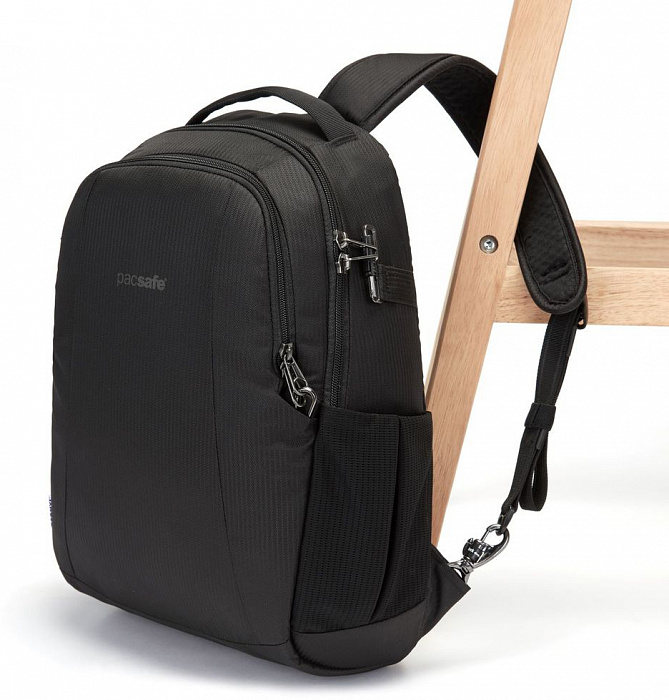 Рюкзак Pacsafe Metrosafe LS350 Econyl (40120138) для ноутбука 13" (Black) купить в интернет-магазине icover