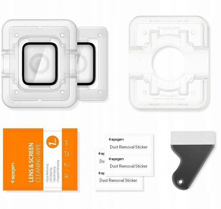 Защитное стекло Spigen ProFlex EZ Fit (AFL04052) для Apple Watch series 7 41mm (Black) купить в интернет-магазине icover