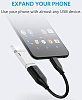 Кабель-переходник Anker Powerline 82 мм (A8165011) USB-C to USB 3.1 (Black) купить в интернет-магазине icover