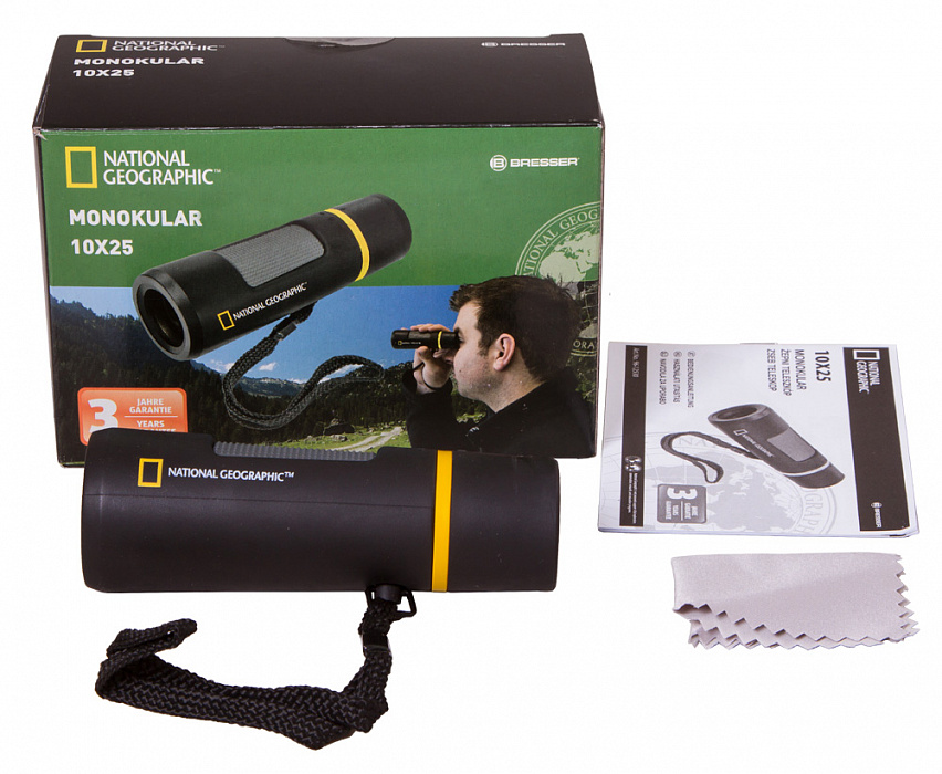 Монокуляр Bresser National Geographic 10x25 (69370) купить в интернет-магазине icover