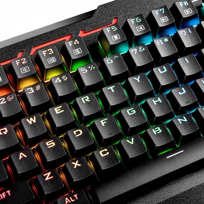 Игровая клавиатура Modecom Volcano Hammer RGB Outemu Red Switch K-MC-HAMMER-U-RED-RGB-RU (Black) купить в интернет-магазине icover