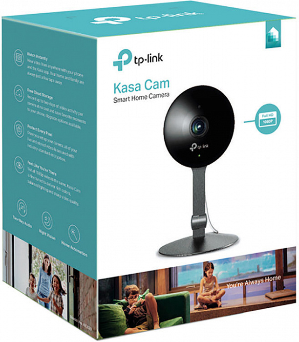 Камера видеонаблюдения TP-Link Kasa Cam Smart Home Security KC120 (Black) купить в интернет-магазине icover