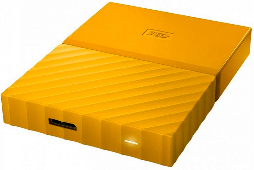 Внешний жесткий диск Western Digital My Passport 2.5" USB 3.0 2Tb HDD WDBLHR0020BYL-EEUE (Yellow) купить в интернет-магазине icover