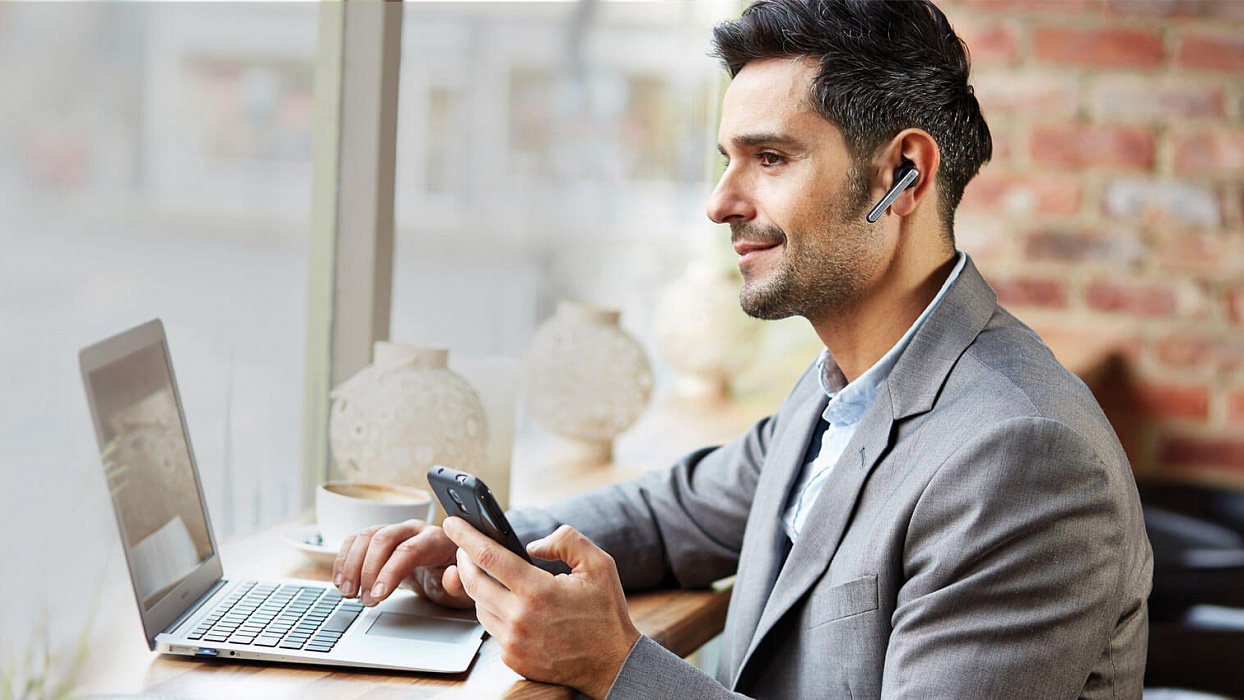 Bluetooth-гарнитура Jabra Talk 45 (Black) купить в интернет-магазине icover