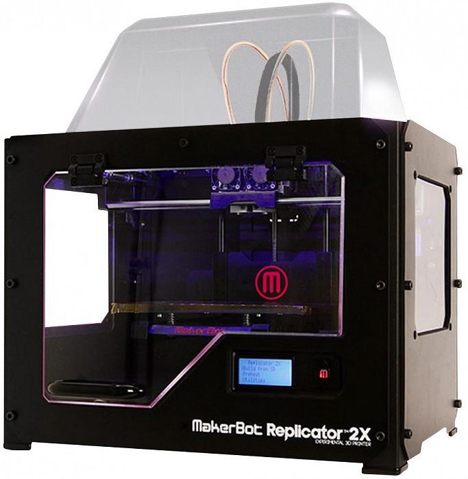 MakerBot Replicator 2X (MP04952EU) - 3D-принтер (Black) купить в интернет-магазине icover