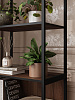 Стеллаж лофт RIDBERG DENVER модуль 3 (Dark Oak/Black) купить в интернет-магазине icover
